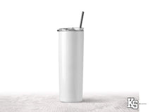 Load image into Gallery viewer, *PREORDER* Blank 20 oz Skinny Sublimation Tumbler 20 Pack
