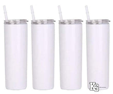 Load image into Gallery viewer, *PREORDER* Blank 20 oz Skinny Sublimation Tumbler 20 Pack
