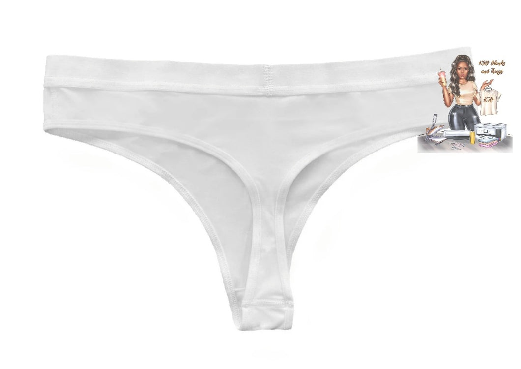 Blank Sublimation Ladies Thong Underwear – KSB Blanks and Things